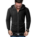 2021 Oversized 202 Size New Large Hooded Hole Zipper Corrugated Cuff Shoulder Stitching Long Sleeve Men's Plus-Size Hoodies